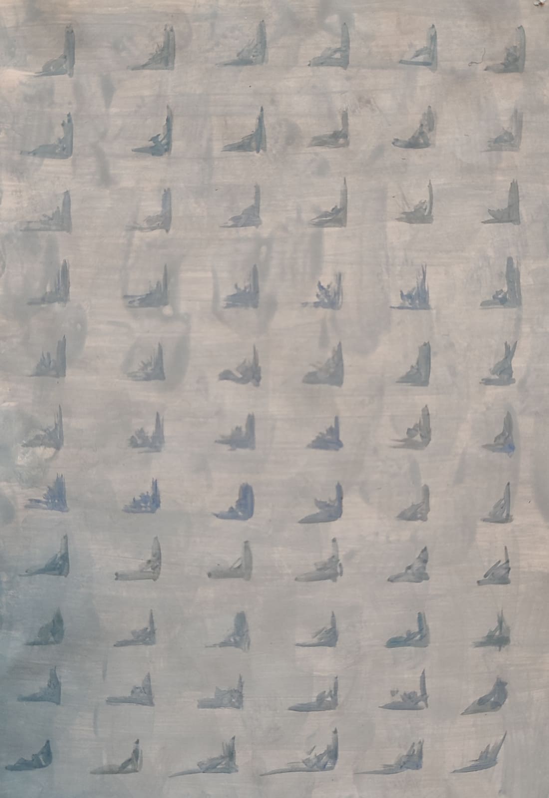 Fenêtres - Florence Fleming - 18x14cm - Acrylique sur papier